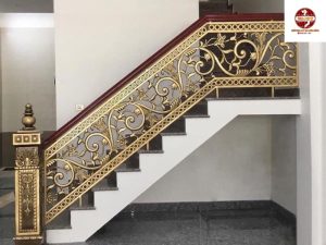 Cầu thang nhôm đúc