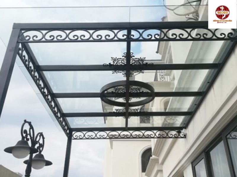 Mái kính sắt mỹ thuật