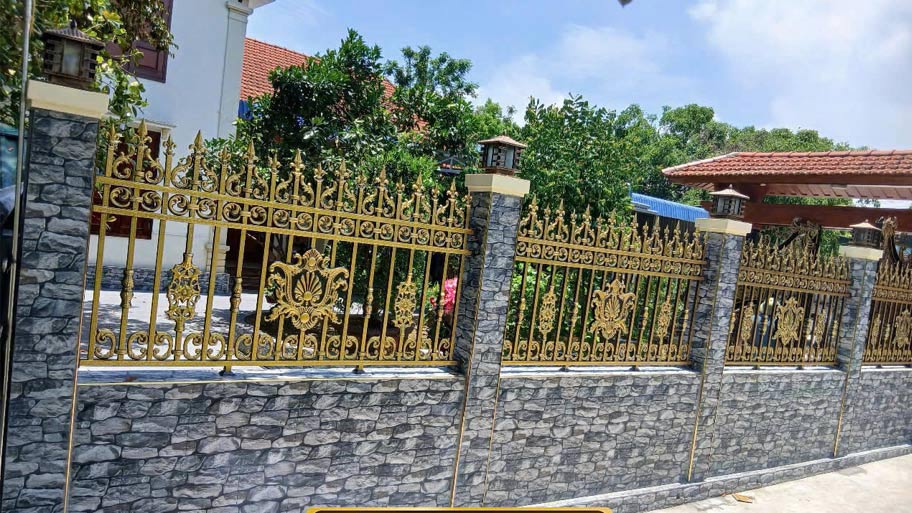 Hàng rào sắt mỹ thuật đẹp