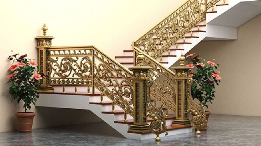 Mẫu trụ cầu thang cho nhà phố