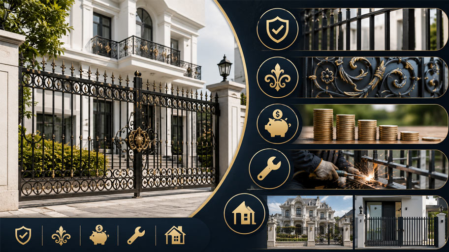 Vì sao hàng rào sắt vẫn là lựa chọn hàng đầu